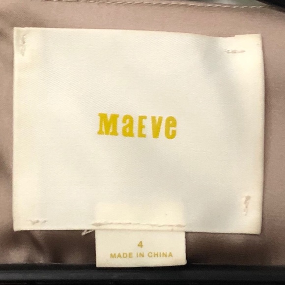 Anthropologie MAEVE Flaxen Shimmer Linen Dress - Picture 6 of 6